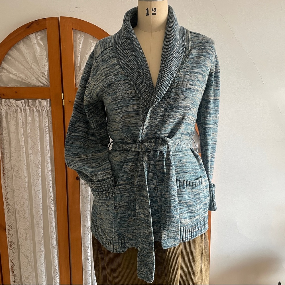 Vintage 70s mid length wrap sweater